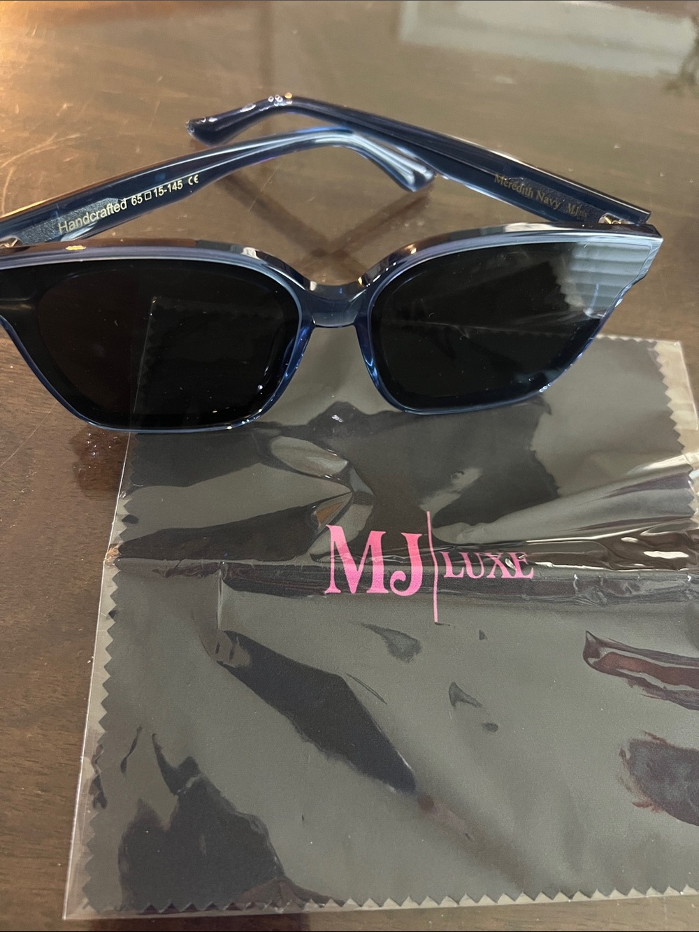 MJ Luxe Navy Blue Women's Sunglasses